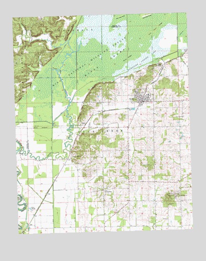 Puxico, MO USGS Topographic Map
