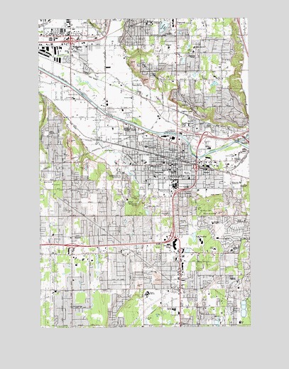 Puyallup, WA USGS Topographic Map