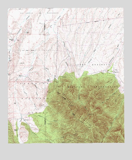 Pyeatt Ranch, AZ USGS Topographic Map