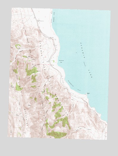 Pyramid SW, NV USGS Topographic Map