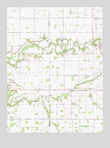 Pyrmont, IN USGS Topographic Map