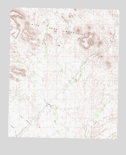 Quail Spring Wash, AZ USGS Topographic Map