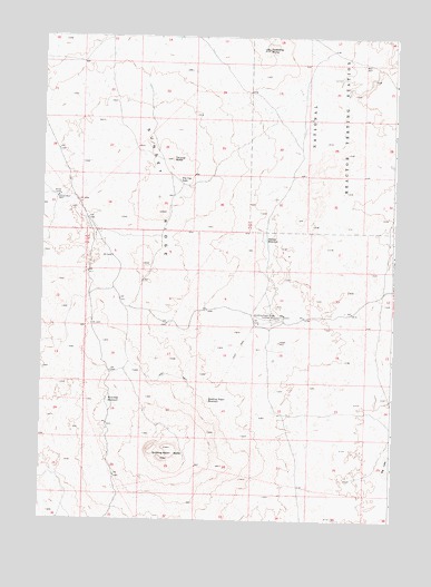 Quaking Aspen Butte, ID USGS Topographic Map