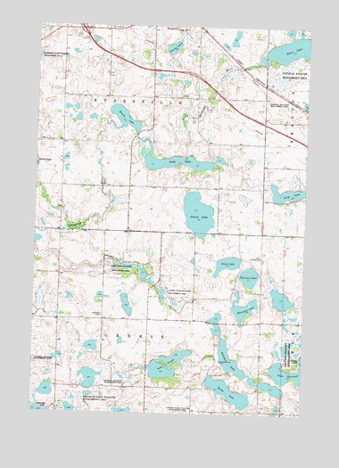 Quam Lake, MN USGS Topographic Map