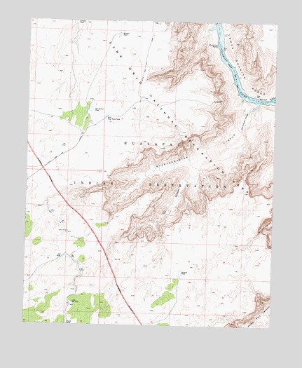 Quartermaster Canyon, AZ USGS Topographic Map