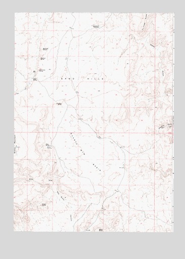 Quartz Mountain Basin, OR USGS Topographic Map