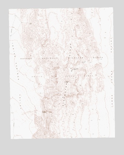 Quartz Peak, NV USGS Topographic Map