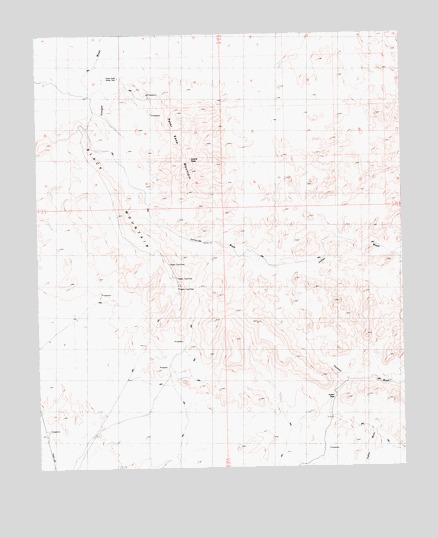 Quartz Peak, CA USGS Topographic Map