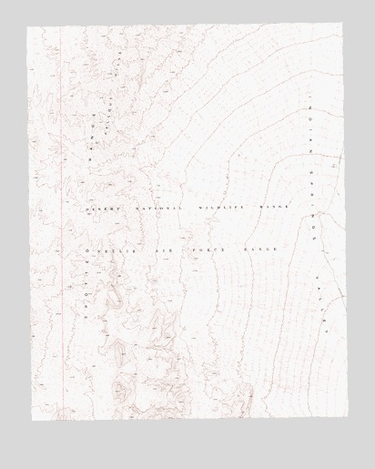 Quartz Peak NW, NV USGS Topographic Map