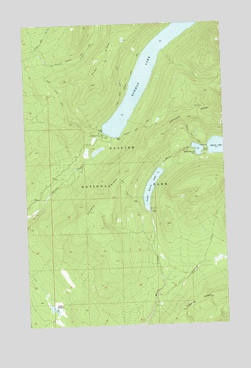 Quartz Ridge, MT USGS Topographic Map