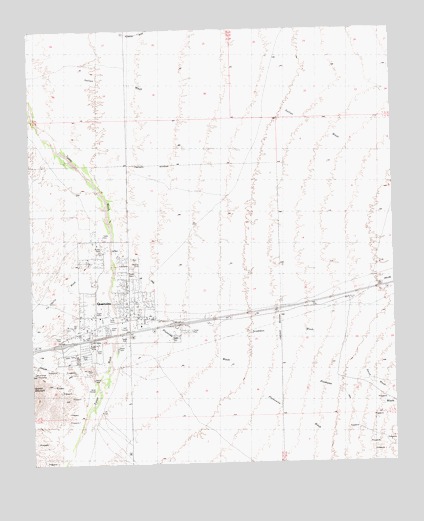 Quartzsite, AZ USGS Topographic Map