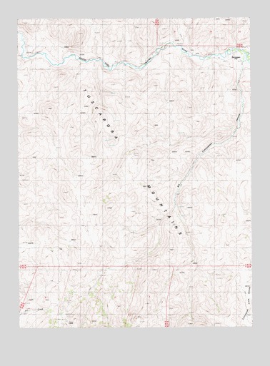 Big Cottonwood Canyon, NV USGS Topographic Map
