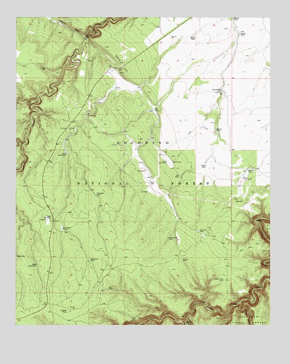 Quayle Hill, AZ USGS Topographic Map