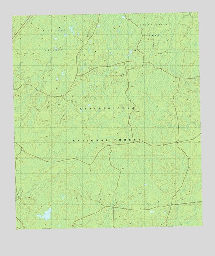 Queens Bay, FL USGS Topographic Map
