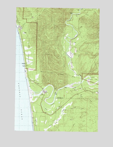 Queets, WA USGS Topographic Map