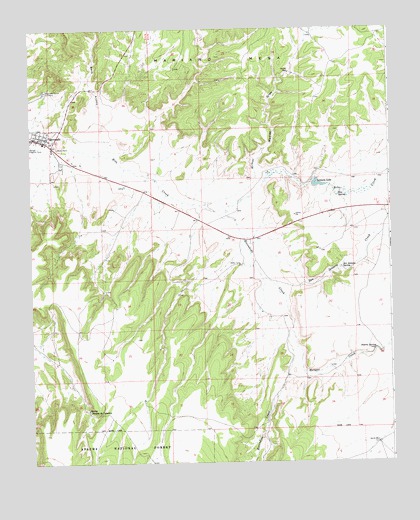 Quemado, NM USGS Topographic Map