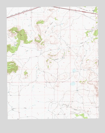 Quemado Hills, NM USGS Topographic Map