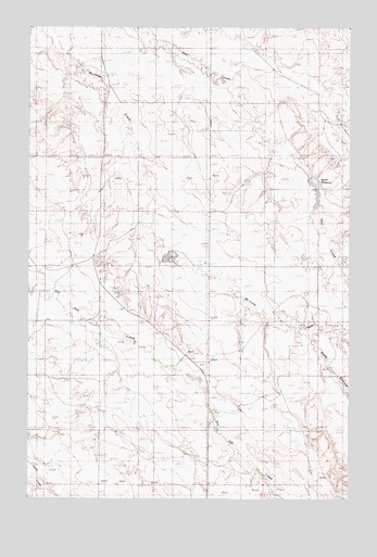 Quick Reservoir, MT USGS Topographic Map