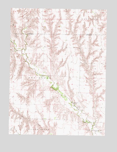 Quick SE, NE USGS Topographic Map