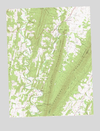 Big Cove Tannery, PA USGS Topographic Map