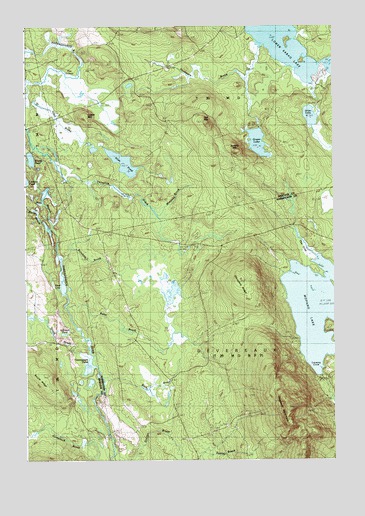 Quillpig Mountain, ME USGS Topographic Map