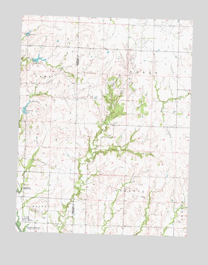 Quincy, KS USGS Topographic Map