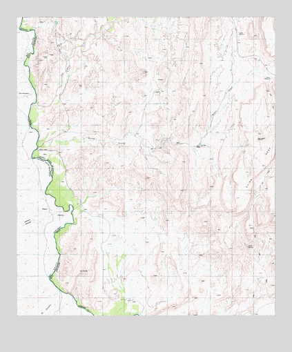 Quinn Creek, TX USGS Topographic Map