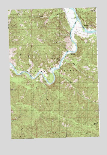 Quinns Hot Springs, MT USGS Topographic Map