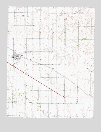Quinter, KS USGS Topographic Map