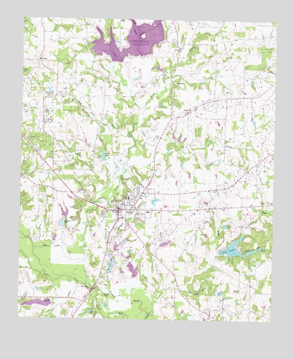 Quitman, TX USGS Topographic Map