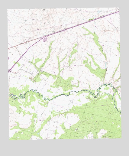 Quito Draw, TX USGS Topographic Map