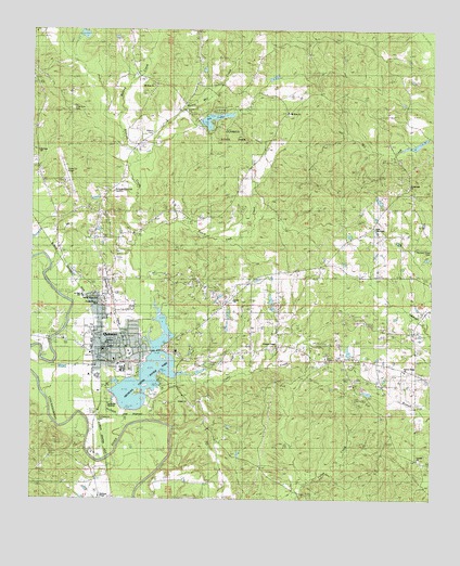 Quitman, MS USGS Topographic Map