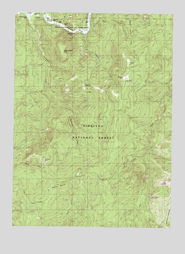 Quosatana Butte, OR USGS Topographic Map