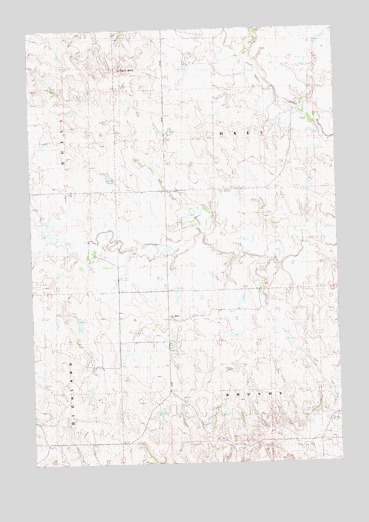 Rabbit Butte, SD USGS Topographic Map