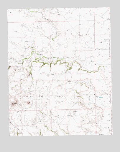 Rabbit Ear Mountain, NM USGS Topographic Map