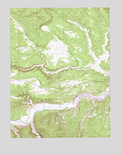 Rabbit Gulch, UT USGS Topographic Map
