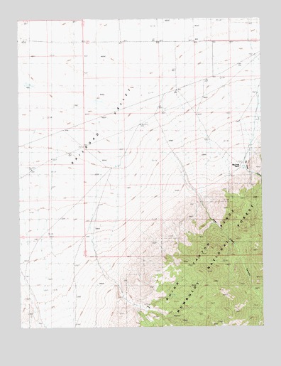 Big Creek Ranch, NV USGS Topographic Map