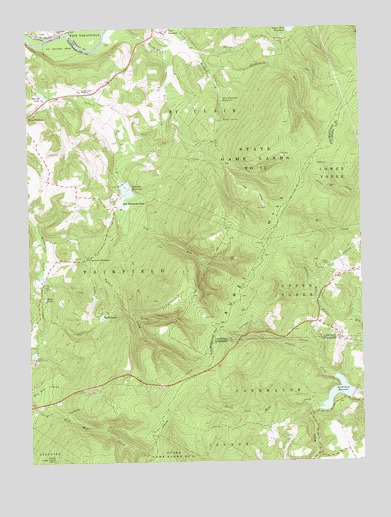 Rachelwood, PA USGS Topographic Map
