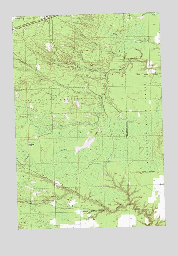 Raco, MI USGS Topographic Map