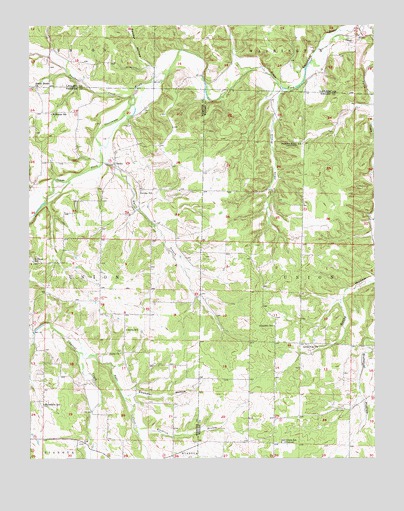 Rader, MO USGS Topographic Map