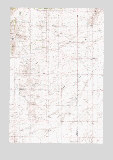 Radersburg SW, MT USGS Topographic Map