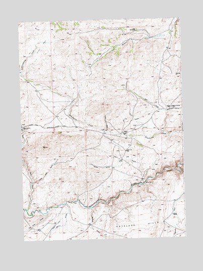 Radium Springs, WY USGS Topographic Map