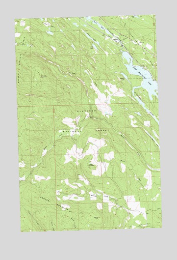 Radnor, MT USGS Topographic Map