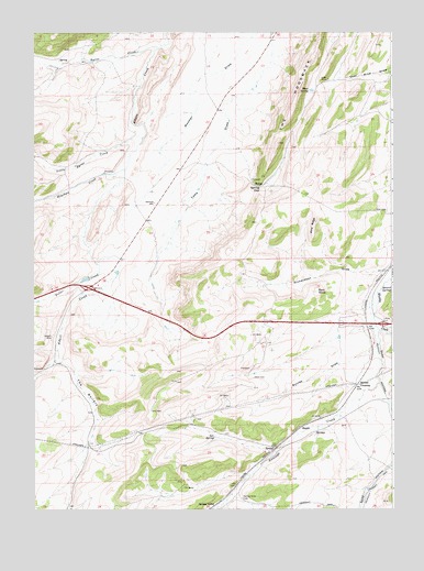 Ragan, WY USGS Topographic Map