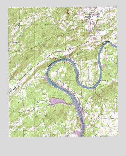 Ragland, AL USGS Topographic Map