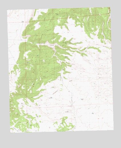 Rail Canyon, NM USGS Topographic Map