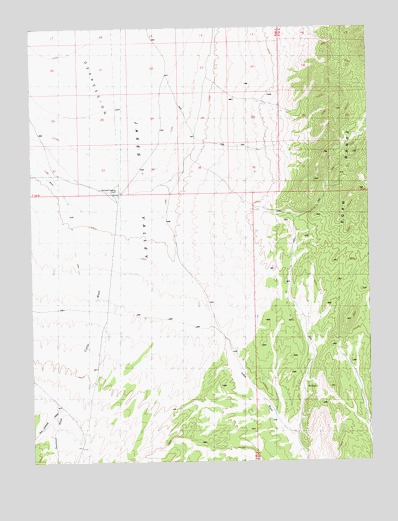 Railroad Crossing Dam, NV USGS Topographic Map