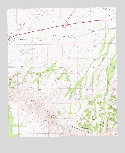 Railroad Pass, AZ USGS Topographic Map