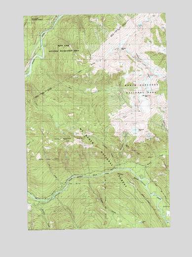 Big Devil Peak, WA USGS Topographic Map