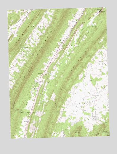 Rainsburg, PA USGS Topographic Map
